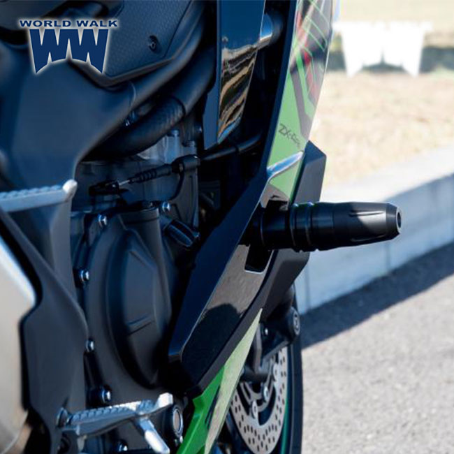 楽天市場】Ninja ZX-4RR・ZX-4R SE エンジンガード(左側・1本）weg-19e