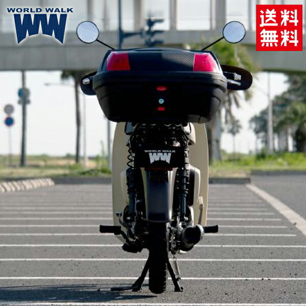 HONDA スーパーカブ110 タイホンダ純正タンデムシートキット キャリアボックスセット 48Lボックス 大容量 wca-43-hwb48-ts-1 キャリア ツーリング キャンプ 荷台 積載 バイク好き ギフト お買い物マラソン 開催