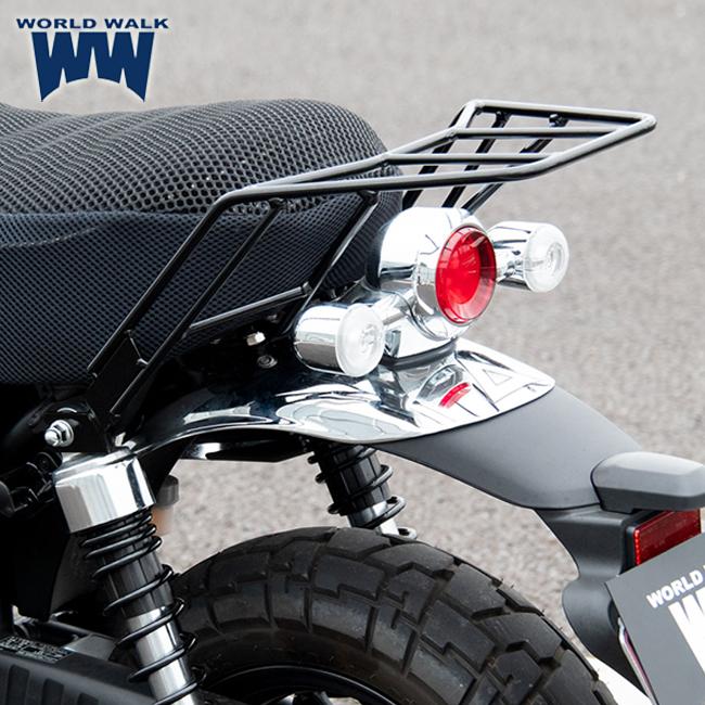 WW製/ワールドウォーク モンキー125（JB03）用リアキャリア wca-57 荷台 積載 ツーリング バイク 外装パーツ カスタム バイク好き ギフト｜アイネット店