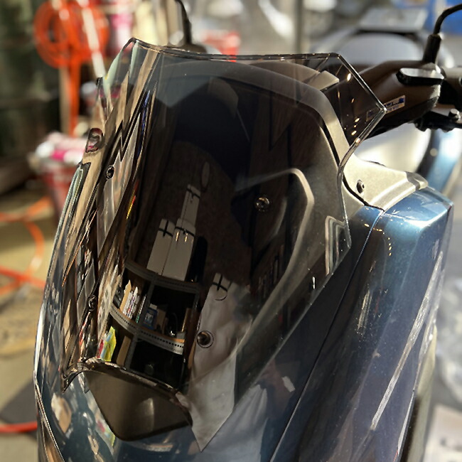 期間限定値下 NMAX SEG6J / SG66J 用 ロング スクリーン 新品 ENDURANCE（バイク） NMAX SEG6J NMAX155 SG66J ミドル ウインド