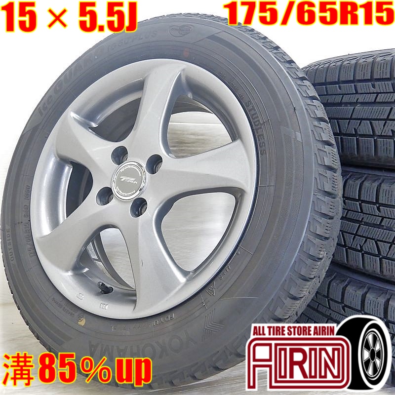 楽天市場】中古 175/65R15 タイヤホイール 4本セットGOODYEAR ICE 