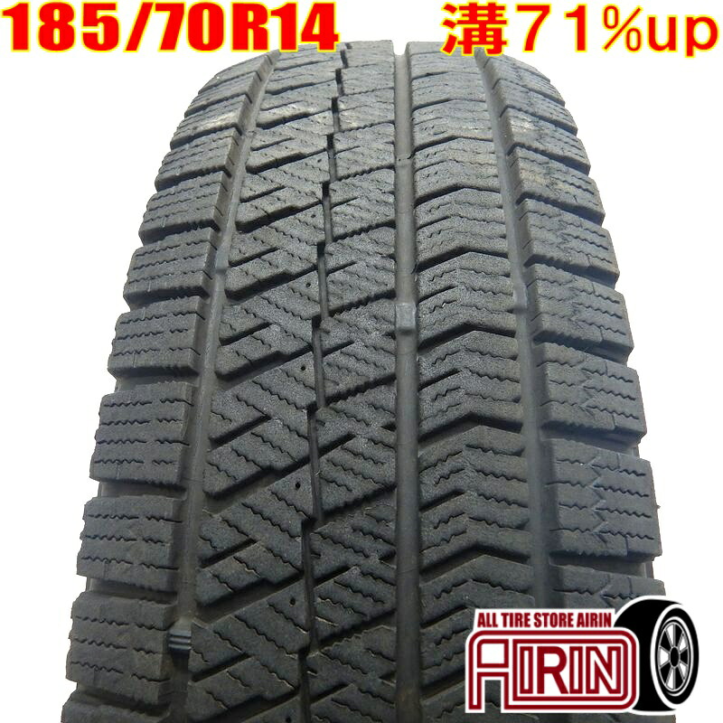 中古 185/70R14 ブリヂストン ブリザック VRX2 1本 単品 アリオン アレックス カローラアクシオ プレミオ フリード ストーリム ノート 中古タイヤ スタッドレスタイヤ 14インチ