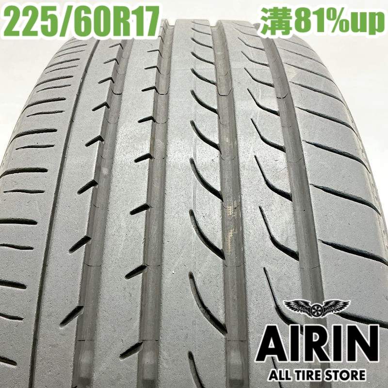 中古 225/60R17 ヨコハマ ブルーアース RV-02 1本 単品 アルファード クルーガー ヴェルファイア エクストレイル フォレスター レガシィアウトバック 中古タイヤ タイヤ 17インチ