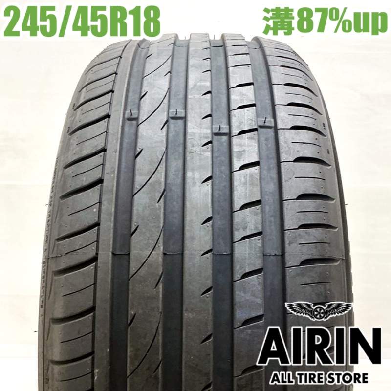 中古 245/45R18 アプタニ スポーツマクロRA301 1本 単品 スカイライン BMW5シリーズ 6シリーズ 中古タイヤ タイヤ 18インチ