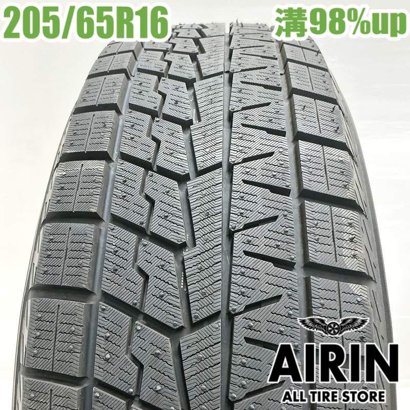 【ﾏﾗｿﾝ期間限定 ﾎﾟｲﾝﾄ10倍】中古 205/65R16 ヨコハマ アイスガード7 IG70 1本 単品 アルファード エスティマ スカイライン ティアナ CR-V インスパイア 中古タイヤ スタッドレスタイヤ 16インチ