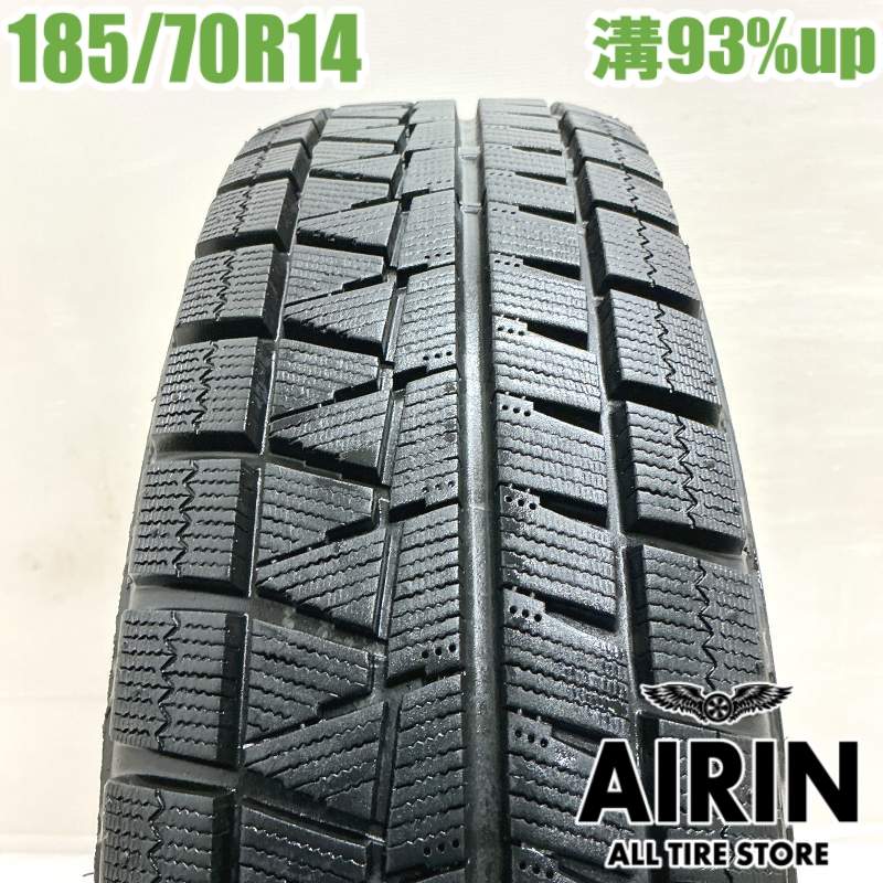 【ﾏﾗｿﾝ期間限定 ﾎﾟｲﾝﾄ10倍】185/70R14 ブリヂストンアイスパートナー２ 1本 単品 2022年製 残溝93% 中古タイヤ 14インチ アリオン アレックス カローラアクシオ