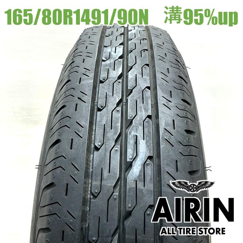165/80R14 91/90N ブリヂストンエコピア R680 1本 単品2022年製 残溝95% 中古タイヤ 14インチバネット ボンゴ デリカ｜タイヤ ホイール 販売の あいりん 8,250円
