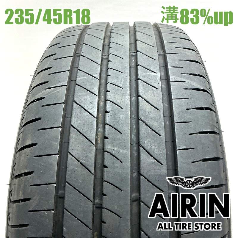 235/45R18 ブリヂストントランザ T005A 1本 単品2024年製 残溝83% 中古タイヤ 18インチクラウン マークX ビートル パサート レガシィ フォレスター|タイヤ ホイール 販売の あいりん