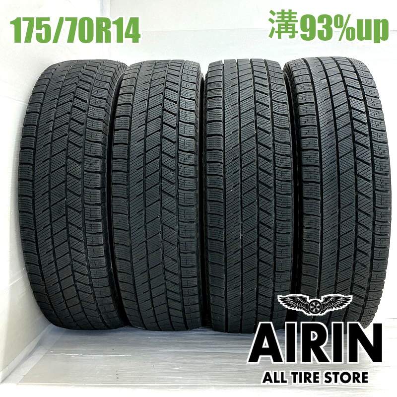 175/70R14 ブリヂストンブリザック VRX3 4本セット2024年製 残溝93% 中古タイヤ 14インチヤリス カローラ シエンタ ヴィッツ フィット ポルテ｜タイヤ ホイール 販売の あいりん 19,965円