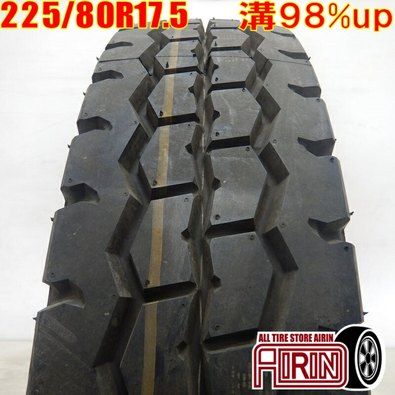 225/80R17.5 M888 中古品 グッドイヤー ブリヂストン V-STEEL MIX M888 225/80R17.5 123