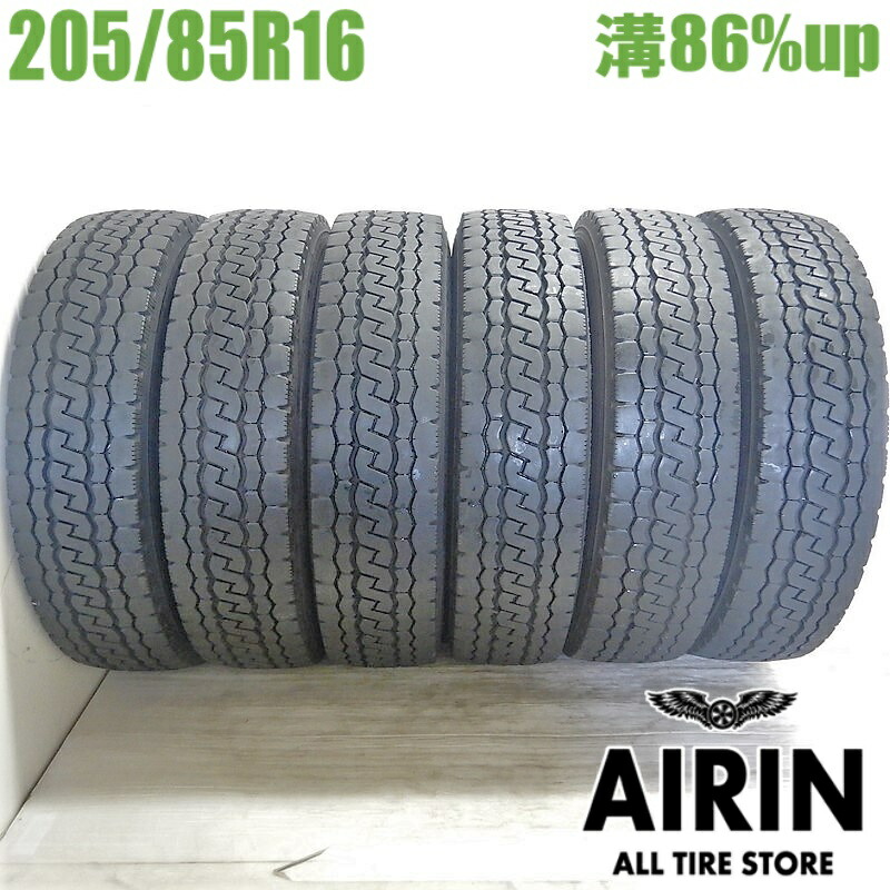 オンラインの新製品 中古タイヤトラック用205/85r16 6本セット