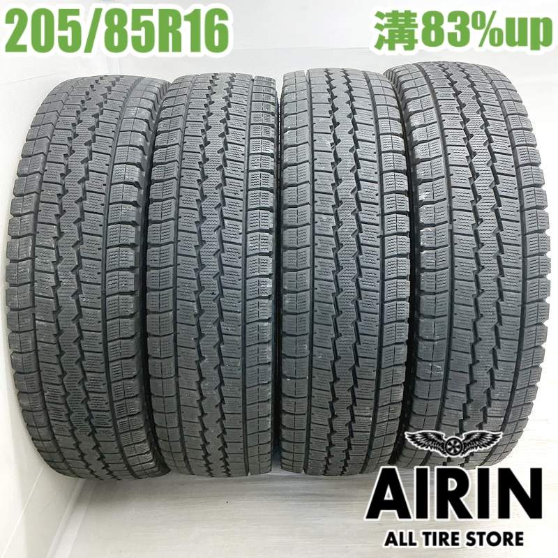 205/85R16 117/115L ダンロップ ウインターマックス LT03M 4本セット2023年製 残溝83% 中古タイヤ 16インチエルフ ダイナ トヨエース アトラス デュトロ タイタン|タイヤ ホイール 販売の あいりん