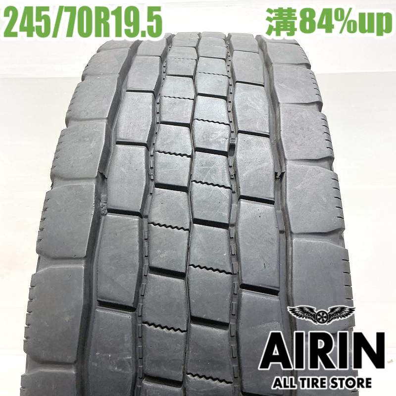 245/70R19.5 136/134J ダンロップ エスピー680 1本 単品2022年製 残溝84% 中古タイヤ 19.5インチ大型 低床 4軸 トラック 10t 10t車｜タイヤ ホイール 販売の あいりん