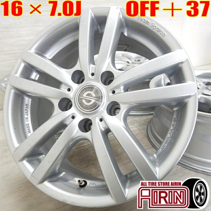 中古 16インチ アルミ ENKEI Team Sparco 4本セット 不明 アルミホイール 中古アルミホイール 中古ホイール 中古ホイル 社外ホイール 社外ホイル ホイール ホイル