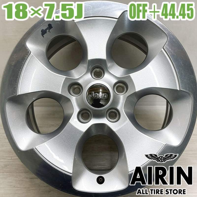 中古 18インチ アルミ Jeep ジープラングラー アンリミテッド・サハラ 純正 1本単品 ジープラングラー アルミホイール 中古アルミホイール 中古ホイール 中古ホイル 純正ホイール ホイール ホイル