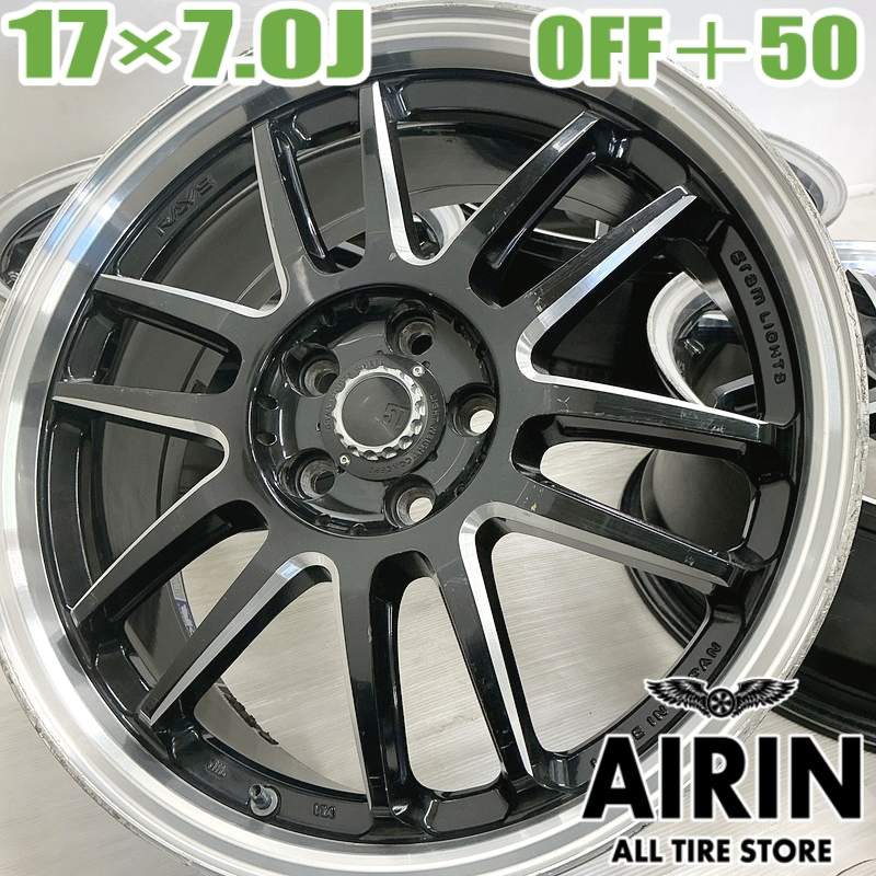 中古 17インチ アルミ 4本セット プリウスPHV XV インプレッサ インプレッサG4 レガシィツーリングワゴン インプレッサスポーツ エクシーガ 中古アルミホイール 中古ホイール 中古ホイル 社外ホイール ホイール ホイル