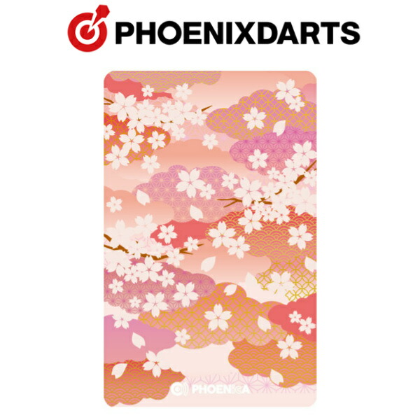 楽天市場 Sale 対象商品 ポイント倍 ダーツ フェニックス カード Phoenix Club Card Phoenica 平安の桜 ピンク 花 インターネットショッピングallcam