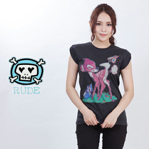 Rude ルード レディース 半袖 プリント Tシャツ WINGS l-wings 楽天市場】【クリアランスセール】【CLEARANCE】Rude ルード