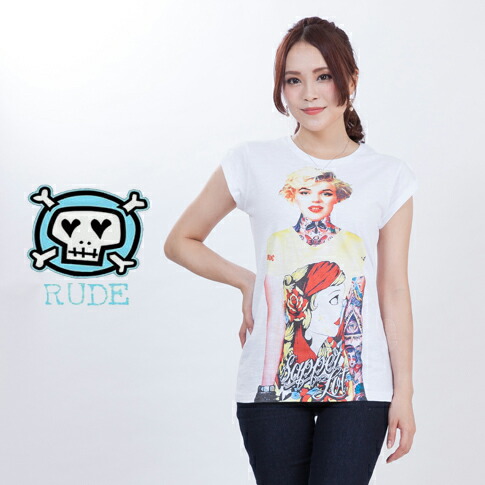 Rude ルード レディース 半袖 プリント Tシャツ WINGS l-wings 楽天市場】【クリアランスセール】【CLEARANCE】Rude ルード