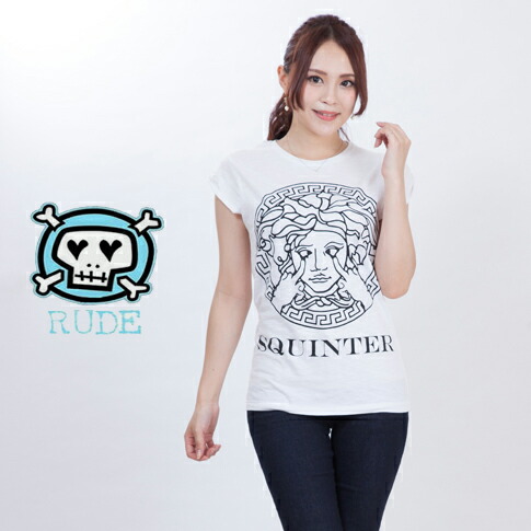 Rude ルード レディース 半袖 プリント Tシャツ PUGROCK l-pugro 楽天市場】【クリアランスセール】【CLEARANCE】Rude ルード