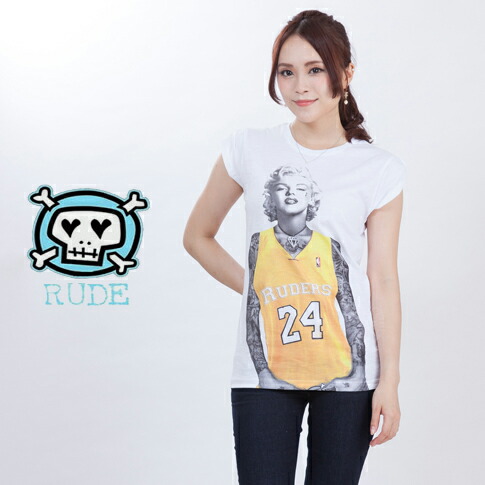 楽天市場】Rude ルード レディース Tシャツ 半袖 プリント T