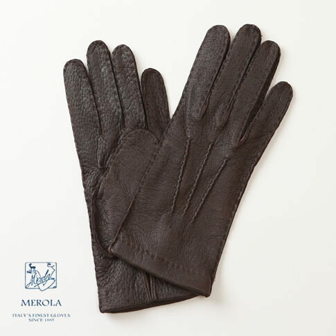 メローラ/MEROLA グローブ 国内定め事別注品 新作押さえるメローラグローブ ソフトペッカリーグローブ MEROLA GLOVES PECARY メローラグローブ お手てお手伝いさん 暗然たる赤銅色 ME929004-70