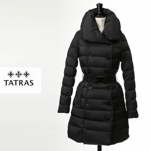 楽天市場 全品送料無料 新作tatras レディース全品ファイナルクリアランスセール Tatras タトラス ダウン レディース Agogna ロングダウンコート ベルト付き Ltaa4697 ブラック ａｍａｌｆｉ