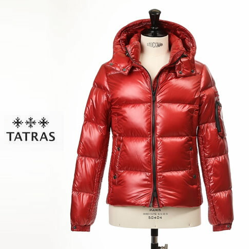 楽天市場 全品送料無料 タトラス ダウン メンズ Tatras ダウン メンズ Belbo シャイニーナイロン ダウンジャケット Mtaa4562 レッド ａｍａｌｆｉ