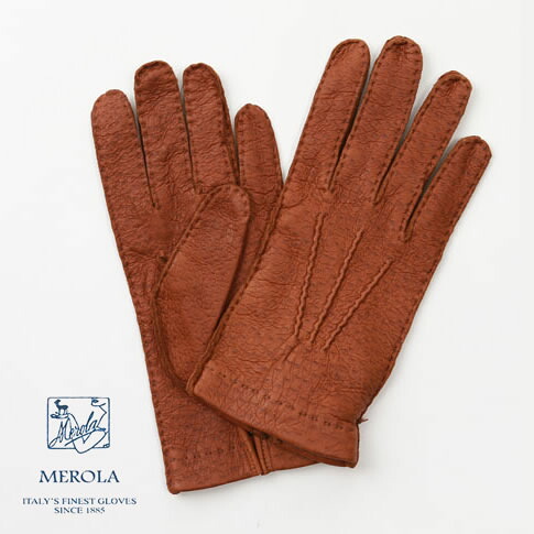 メローラ / MEROLA GLOVES メローラ グローブ 国内定め事別注品 新作押さえるメローラグローブ ソフトペッカリーグローブ PECARY メローラグローブ お手てお手伝いさん CORK コカコーラ（キルク赤銅色）me029003-20