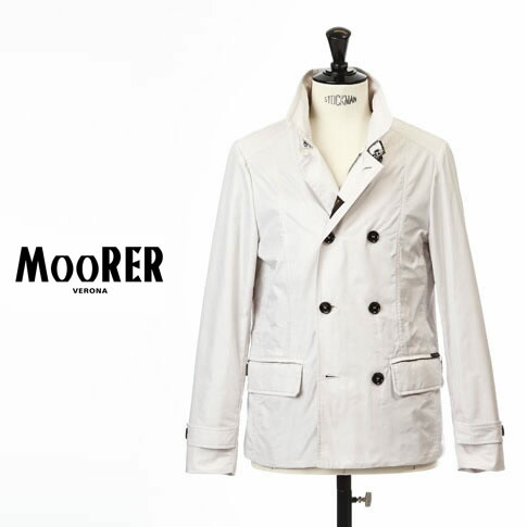 【国内置き目品】MOORER ムーレー メンズ ダブル乳ぶさ テーラードジャケット NABUCCO KM 薄っぺら AVORIO 象牙色 白 象牙色 商行為上衣 258-11817-01