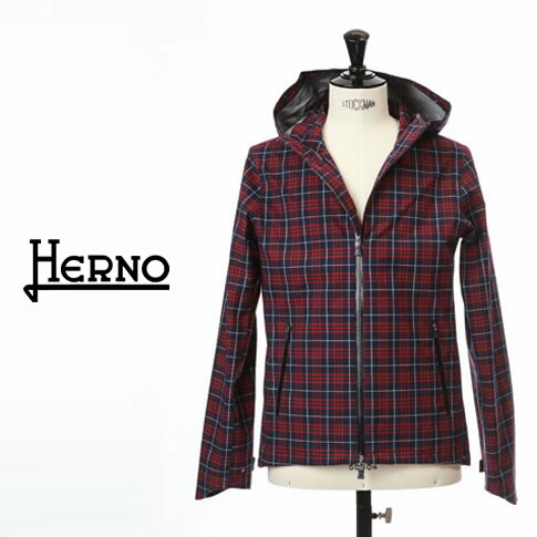 楽天市場 21 クリアランス Herno ヘルノ メンズ Laminar ラミナー マウンテンパーカー ラミナー ゴアテックス 撥水 レッドｘネイビー チェック パーカーブルゾン Laminar Goretex Gi047ul 9268 ａｍａｌｆｉ