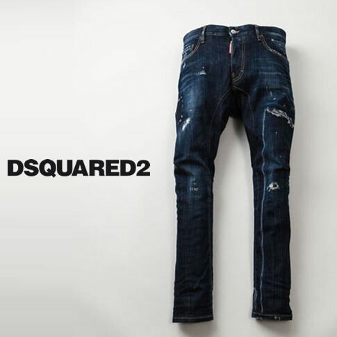 楽天市場】DSQUARED2 ディースクエアード メンズ TIDY BIKER JEAN