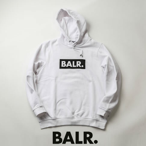 balr white hoodie