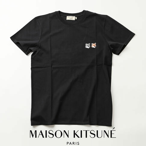 在庫一掃 楽天市場 Maison Kitsune メゾンキツネ 半袖 Tシャツ チャコールグレー Tee Shirt Double Fox Head Patch Bukj0008 An ａｍａｌｆｉ 激安ブランド Inquiport Net