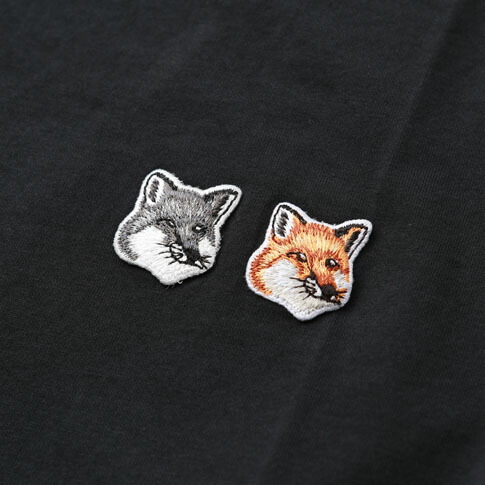 在庫一掃 楽天市場 Maison Kitsune メゾンキツネ 半袖 Tシャツ チャコールグレー Tee Shirt Double Fox Head Patch Bukj0008 An ａｍａｌｆｉ 激安ブランド Inquiport Net