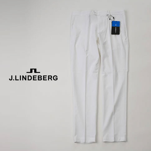 【送料無料！】J.LINDEBERG GOLF（ジェイリンドバーグ ゴルフ） 4WAYストレッチ&撥水加工 4WAYストレッチパンツ ホワイト 071-77812-4｜ＡＭＡＬＦＩ