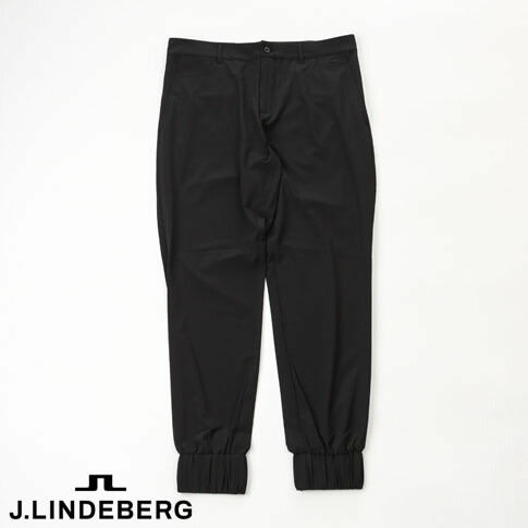 【送料無料！】J.LINDEBERG GOLF（ジェイリンドバーグ ゴルフ）ジョガー パンツ 4WAYストレッチ&撥水加工 ブラック 071-77915-119