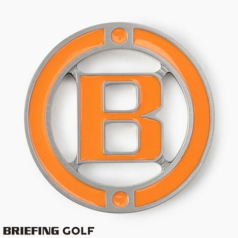 【送料無料！】ブリーフィング ゴルフ 削り出し マーカー BRIEFINGロゴ SSS CIRCLE MARKER CLR S BRIEFING GOLF ORANGE brg223g61-040 6,504円