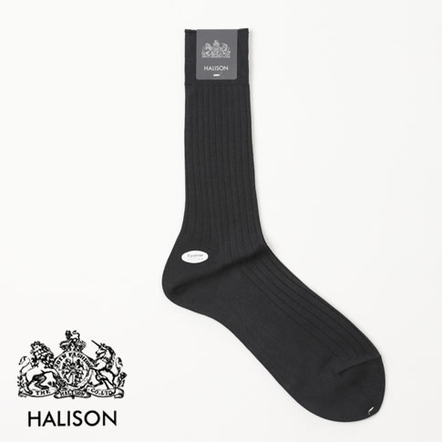 3 000円以上ご注文で送料無料 メンズ 靴下 ソックス ハリソン HALISON Socks チャコール 10604-xc ビジネスソックス 【ネット限定】 高級エジプト綿 予約受付中 正規品