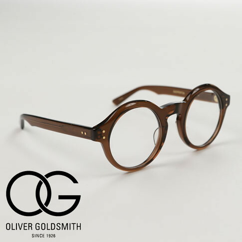 Oliver Goldsmith / オリバー ゴールドスミス メガネ 人気モデル シェパートン SHEPPERTON - Whiskey ウィスキーブラウン 47size 6153-5222|AMALFI