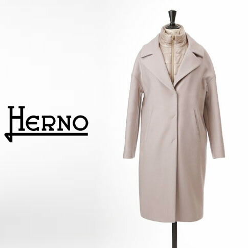 楽天市場】HERNO ヘルノ インナーダウン付ウールアンゴラコート