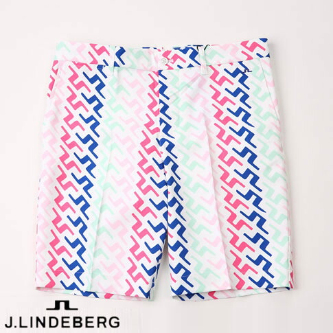 【送料無料！】J.LINDEBERG GOLF（ジェイリンドバーグ ゴルフ）SUMMER HOLIDAY COLLECTION ハーフパンツ ストレッチ&撥水加工 ショーツ ショートパンツ Pink Painted Bridge 071-78742-072｜ＡＭＡＬＦＩ