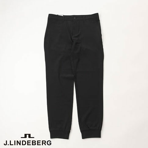 【送料無料！】J.LINDEBERG GOLF（ジェイリンドバーグ ゴルフ）裾リブ ジョガーパンツ Cuff Jogger Pant スーパーストレッチ スリムフィット ブラック 071-71313-119