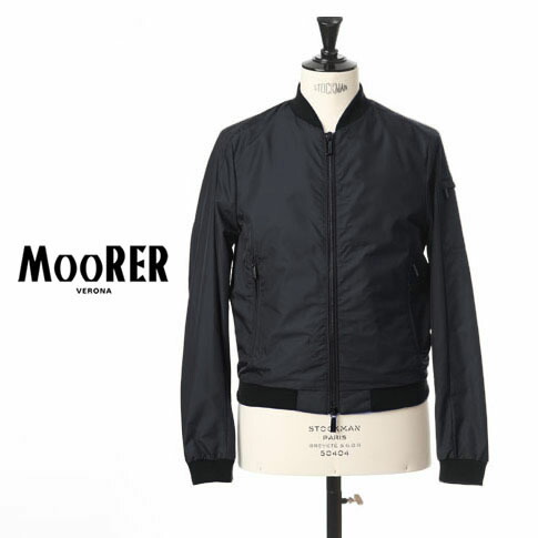 【国内正規品】MOORER / ムーレー メンズ MA-1型 ボンバージャケット CORELLI-WK（コレッリ） ネイビー 434-93807 m-corelli-wk-n