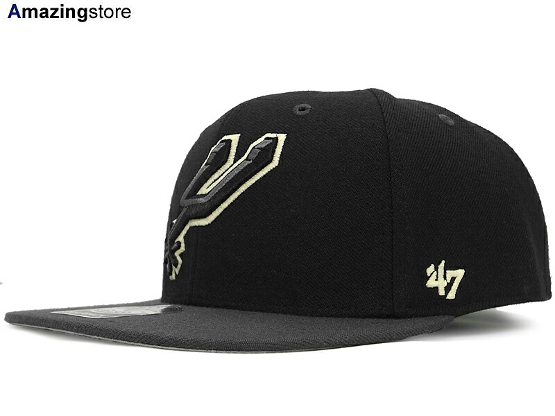 47BRANDSAN ANTONIO SPURS 【NIGHT-MOVE SNAPBACK/BLK-GREY】 フォーティーセブンブランド サンアントニオ スパーズ スナップバック [ 帽子 ヘッドギア new era cap ニューエラキャップ new eraキャップ neweraキャップ 大きい サイズ メンズ レディース  LA CAP]