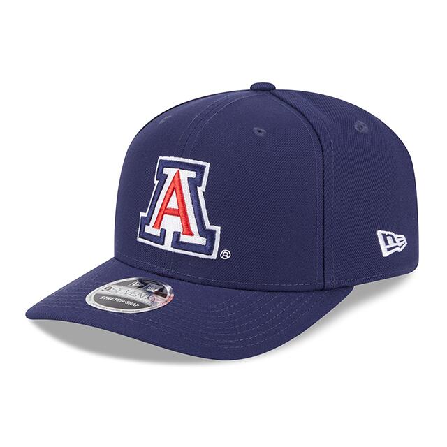 ニューエラ キャップ 9SEVENTY ストレッチ スナップバック アリゾナ ワイルドキャッツ NCAA STRETCH SNAPBACK CAP NAVY NEW ERA ARIZONA WILDCATS 帽子 メンズ レディース 男女兼用 ネイビー /NAVY 26_2RE_0209