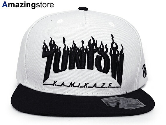 【対応】7UNION 【BURN SNAPBACK/WHT-BLK】 7ユニオン スナップバック [帽子 cap キャップ メンズ レディース 16_3_2SVU 16_3_3]