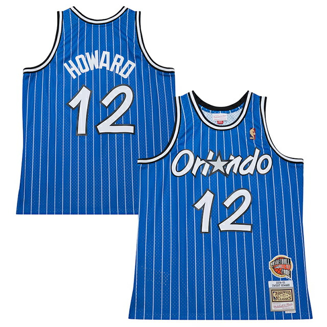 ドワイト ハワード真似形 ミッチェルアンドネス 制服ティーシャツ オーランド 神通力 2004-05 HARDWOOD CLASSIC HALL OF FAME SWINGMAN JERSEY BLUE MITCHELL\u0026NESS ORLAND MAGIC DWIGHT MAGIC