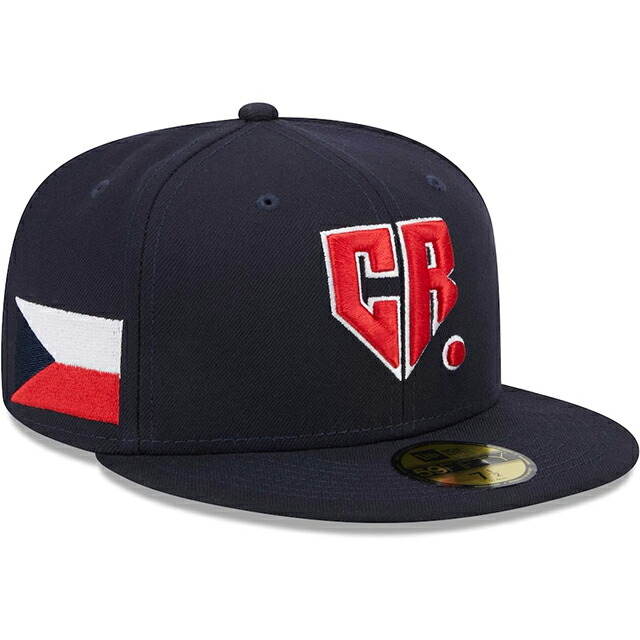ニューエラ キャップ 59FIFTY WBC チェコ共和国 2026 WORLD BASEBALL CLASSIC FITTED CAP NAVY NEW ERA CZECH REPUBLIC 5950 ワールドシリーズクラシック 野球 ネイビー 帽子 メンズ レディース 男女兼用