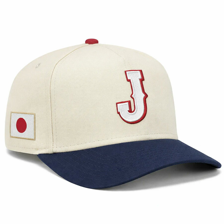 外国で取寄 ニュー内鰓 旗がしら 9FORTY WBC 日本 2026 WORLD BASEBALL CLASSIC A-FRAME WHITE-NAVY NEW ERA JAPAN  ワールドベースボールクラシック SAMURAI 侍ジャパン